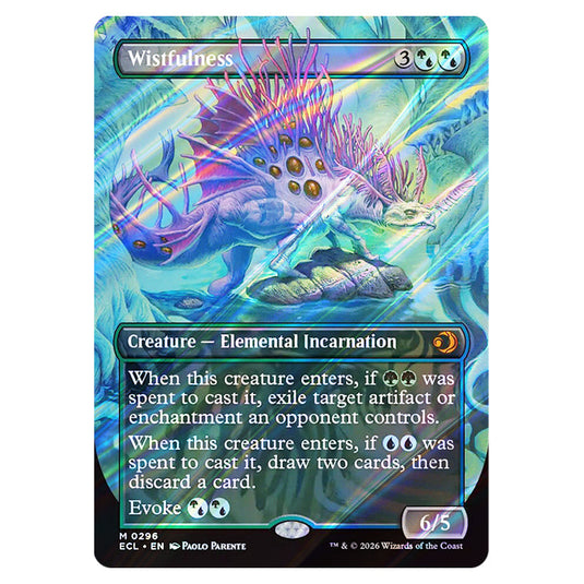 Wistfulness 0296 card from the Magic The Gathering set Lorwyn Eclipsed