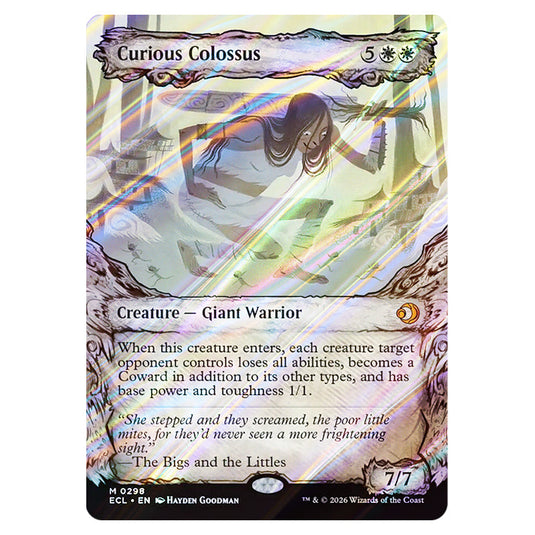 Curious Colossus 0298 card from the Magic The Gathering set Lorwyn Eclipsed