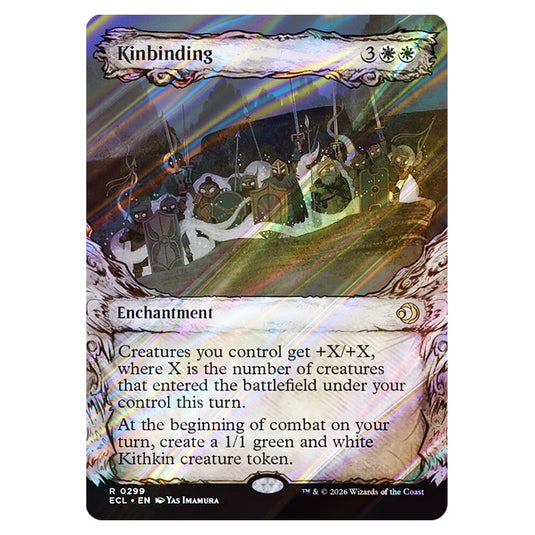 Kinbinding 0299 card from the Magic The Gathering set Lorwyn Eclipsed
