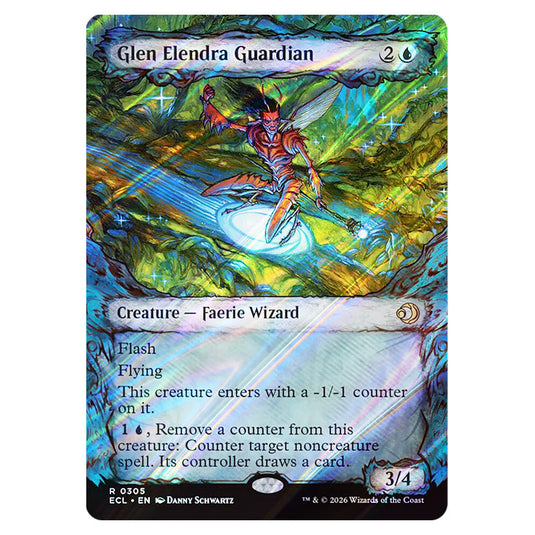 Glen Elendra Guardian 0305 card from the Magic The Gathering set Lorwyn Eclipsed