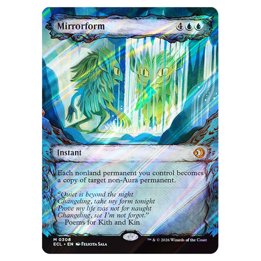 Mirrorform 0308 card from the Magic The Gathering set Lorwyn Eclipsed