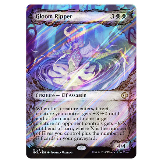 Gloom Ripper 0312 card from the Magic The Gathering set Lorwyn Eclipsed
