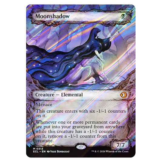 Moonshadow 0313 card from the Magic The Gathering set Lorwyn Eclipsed