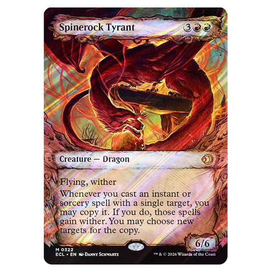 Spinerock Tyrant 0322 card from the Magic The Gathering set Lorwyn Eclipsed