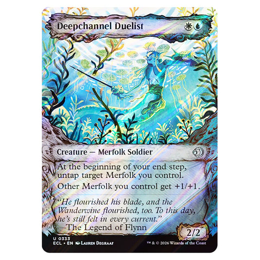 Deepchannel Duelist 0333 card from the Magic The Gathering set Lorwyn Eclipsed