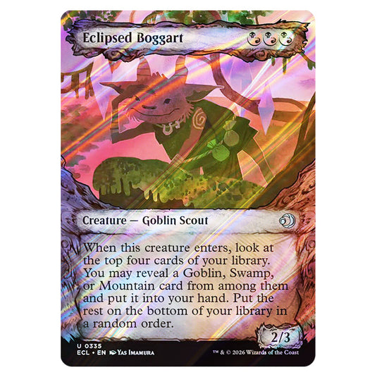 Eclipsed Boggart 0335 card from the Magic The Gathering set Lorwyn Eclipsed