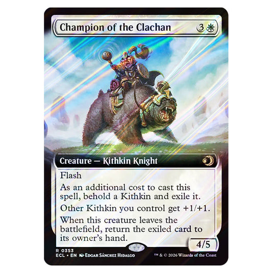 Champion of the Clachan 0353 card from the Magic The Gathering set Lorwyn Eclipsed