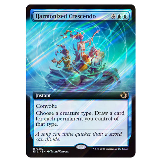 Harmonized Crescendo 0357 card from the Magic The Gathering set Lorwyn Eclipsed