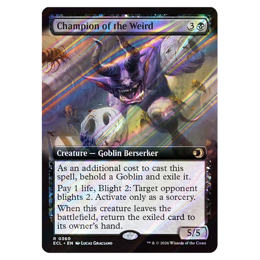 Champion of the Weird 0360 card from the Magic The Gathering set Lorwyn Eclipsed