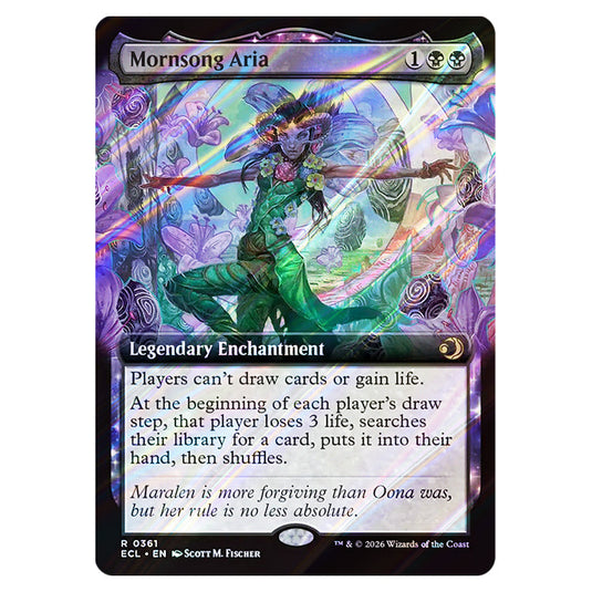 Mornsong Aria 0361 card from the Magic The Gathering set Lorwyn Eclipsed