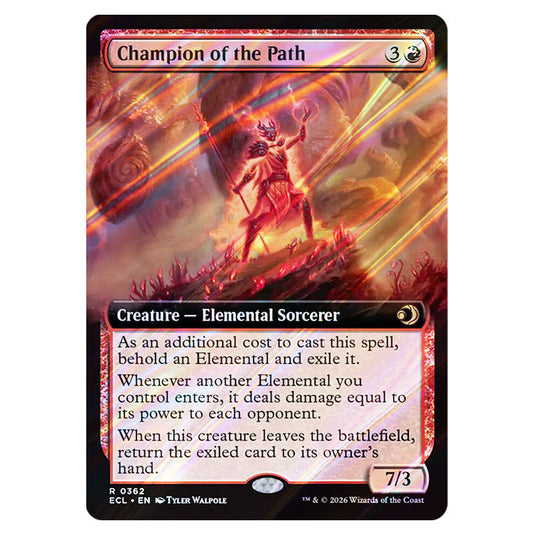 Champion of the Path 0362 card from the Magic The Gathering set Lorwyn Eclipsed
