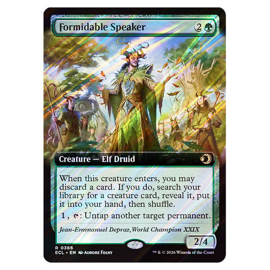 Formidable Speaker 0366 card from the Magic The Gathering set Lorwyn Eclipsed