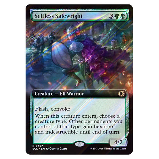 Selfless Safewright 0367 card from the Magic The Gathering set Lorwyn Eclipsed
