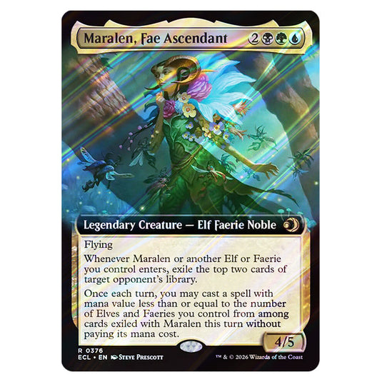 Maralen, Fae Ascendant 0376 card from the Magic The Gathering set Lorwyn Eclipsed