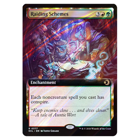 Raiding Schemes 0377 card from the Magic The Gathering set Lorwyn Eclipsed