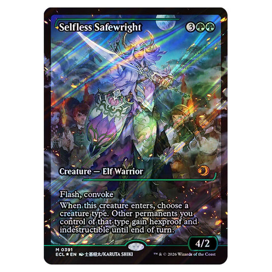 Selfless Safewright 0391 card from the Magic The Gathering set Lorwyn Eclipsed