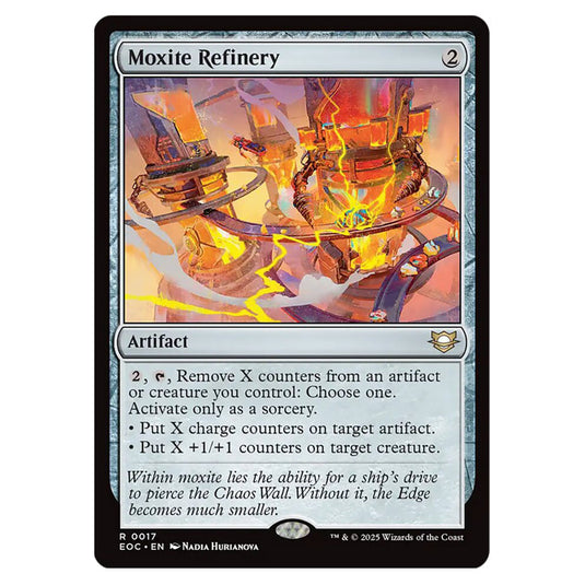 Moxite Refinery 0017 card from the Magic The Gathering set Edge of Eternities - Commander
