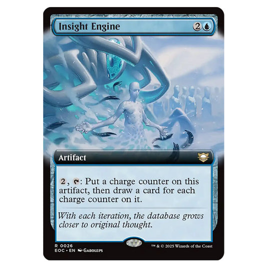 Insight Engine 0026 card from the Magic The Gathering set Edge of Eternities - Commander