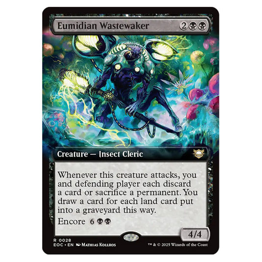 Eumidian Wastewaker 0028 card from the Magic The Gathering set Edge of Eternities - Commander