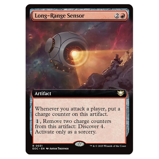 Long-Range Sensor 0031 card from the Magic The Gathering set Edge of Eternities - Commander