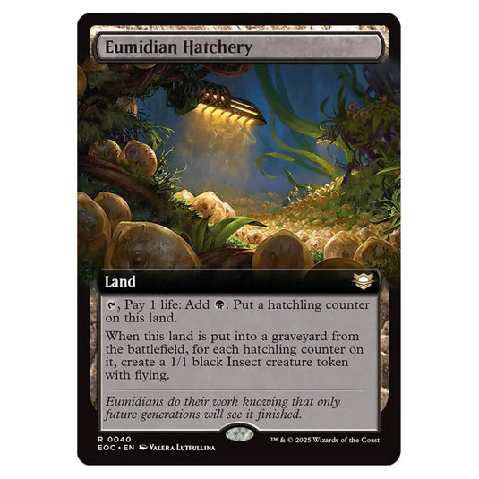 Eumidian Hatchery 0040 card from the Magic The Gathering set Edge of Eternities - Commander