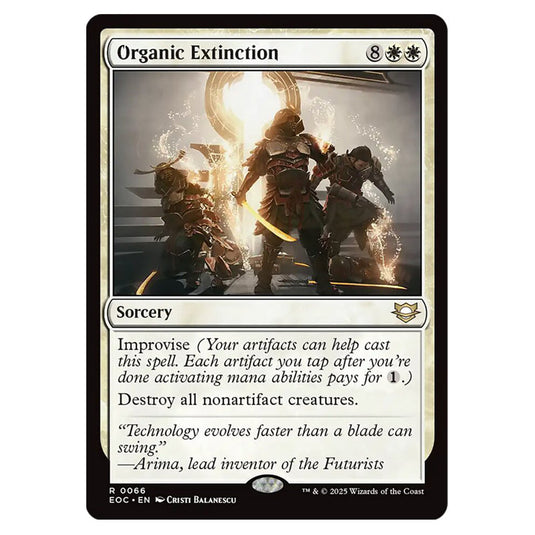 Organic Extinction 0066 card from the Magic The Gathering set Edge of Eternities - Commander