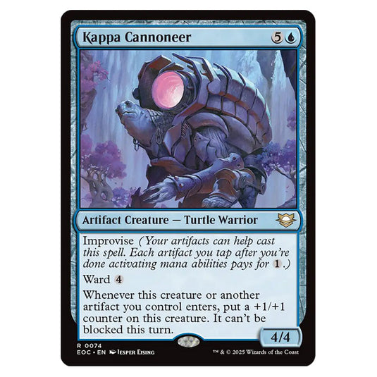 Kappa Cannoneer 0074 card from the Magic The Gathering set Edge of Eternities - Commander