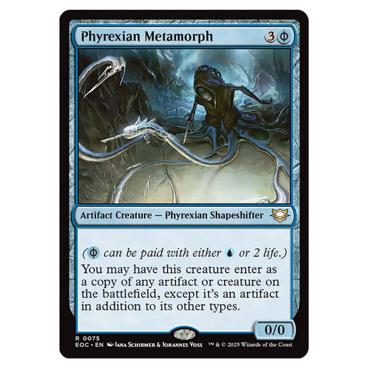 Phyrexian Metamorph 0075 card from the Magic The Gathering set Edge of Eternities - Commander