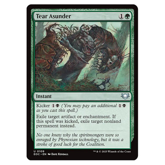 Tear Asunder 0109 card from the Magic The Gathering set Edge of Eternities - Commander