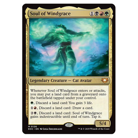 Soul of Windgrace 0126 card from the Magic The Gathering set Edge of Eternities - Commander