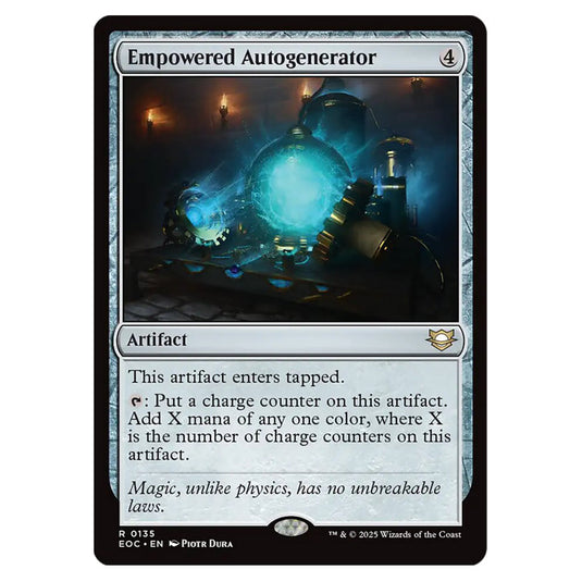 Empowered Autogenerator 0135 card from the Magic The Gathering set Edge of Eternities - Commander