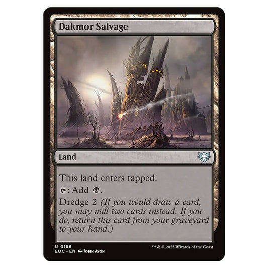 Dakmor Salvage 0156 card from the Magic The Gathering set Edge of Eternities - Commander