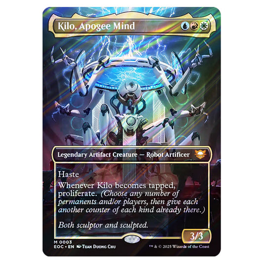 Kilo, Apogee Mind 0003 card from the Magic The Gathering set Edge of Eternities - Commander