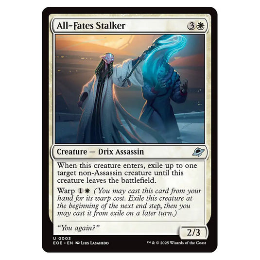 All-Fates Stalker 0003 card from the Magic The Gathering set Edge of Eternities