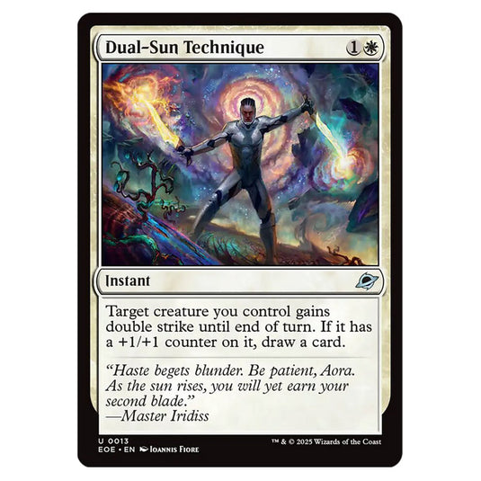 Dual-Sun Technique 0013 card from the Magic The Gathering set Edge of Eternities