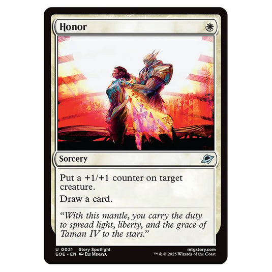 Honor 0021 card from the Magic The Gathering set Edge of Eternities