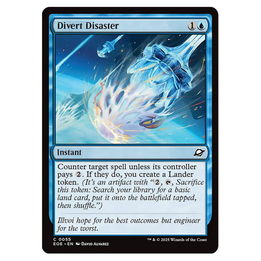 Divert Disaster 0055 card from the Magic The Gathering set Edge of Eternities