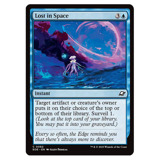 Lost in Space 0062 card from the Magic The Gathering set Edge of Eternities