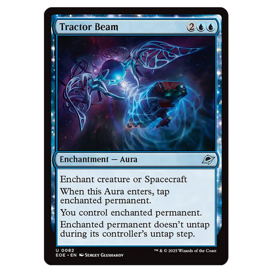 Tractor Beam 0082 card from the Magic The Gathering set Edge of Eternities