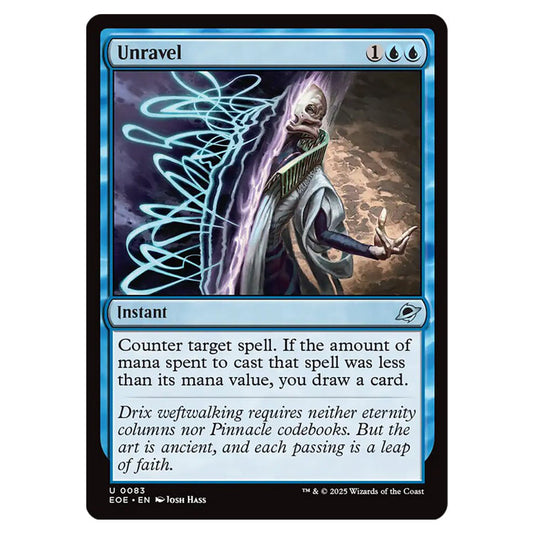 Unravel 0083 card from the Magic The Gathering set Edge of Eternities