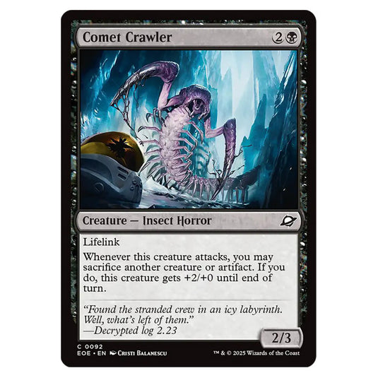 Comet Crawler 0092 card from the Magic The Gathering set Edge of Eternities