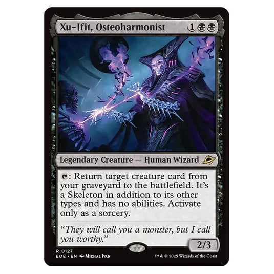 Xu-Ifit, Osteoharmonist 0127 card from the Magic The Gathering set Edge of Eternities