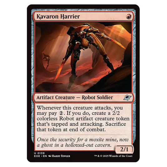 Kavaron Harrier 0139 card from the Magic The Gathering set Edge of Eternities