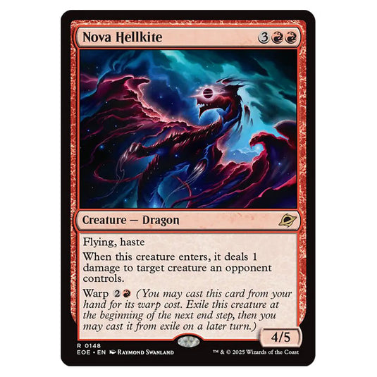 Nova Hellkite 0148 card from the Magic The Gathering set Edge of Eternities