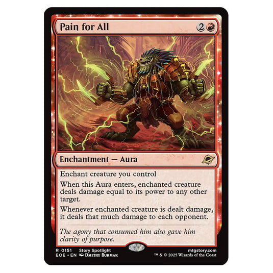 Pain for All 0151 card from the Magic The Gathering set Edge of Eternities