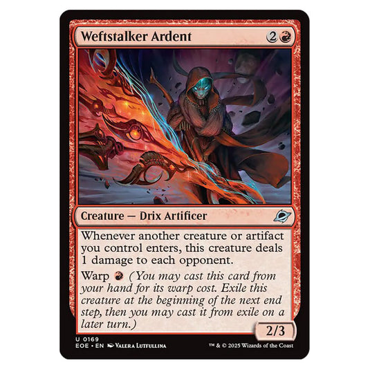 Weftstalker Ardent 0169 card from the Magic The Gathering set Edge of Eternities