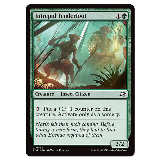 Intrepid Tenderfoot 0193 card from the Magic The Gathering set Edge of Eternities