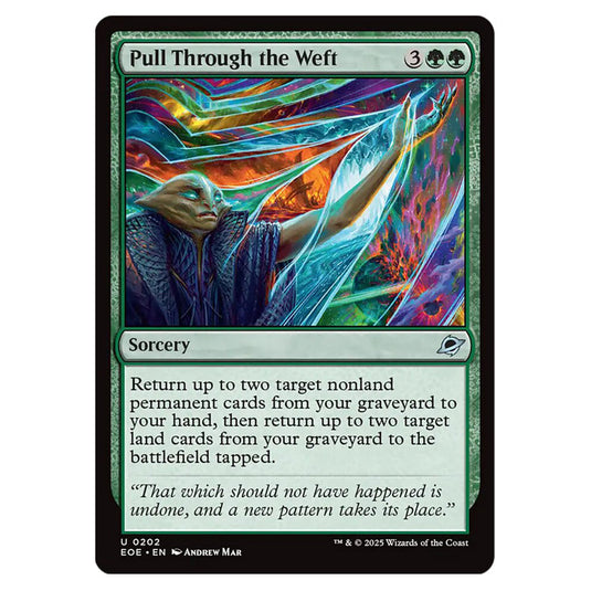 Pull Through the Weft 0202 card from the Magic The Gathering set Edge of Eternities