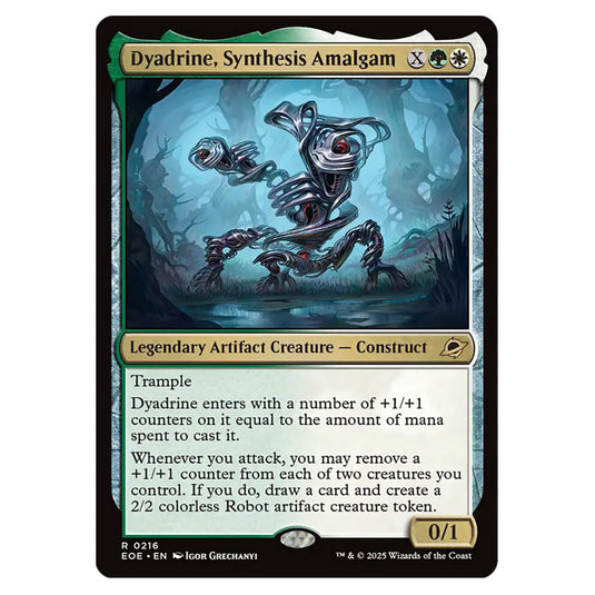 Dyadrine, Synthesis Amalgam 0216 card from the Magic The Gathering set Edge of Eternities