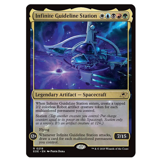 Infinite Guideline Station 0219 card from the Magic The Gathering set Edge of Eternities